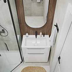 Vivon Тумба под раковину Shelly 70 белая – фотография-2